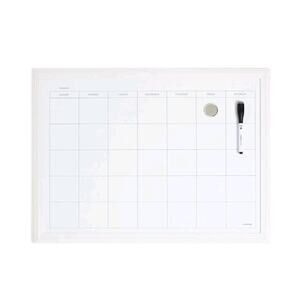 U Brand 17x23" White Board Calendar Dr Erase With Marker And Magnet